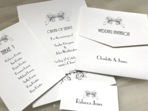 Art Deco Wedding Stationery Range
