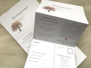 Love Tree Concertina Invitations
