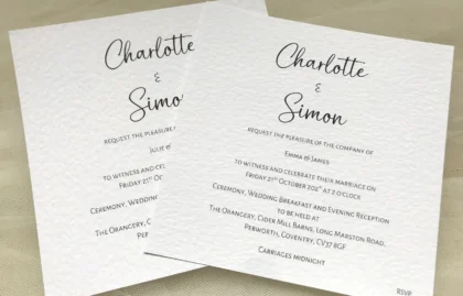 Elegance Square Invitation