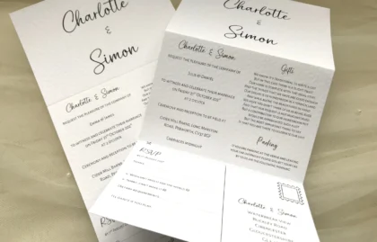 Elegance Concertina Invitations