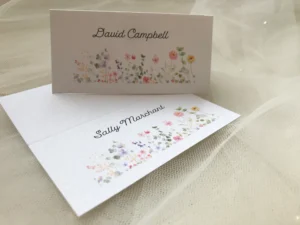 Wild Flower Place Cards
