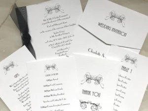 Art Deco Wedding Stationery Range