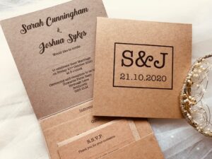 Vintage and Rustic Wedding Invites