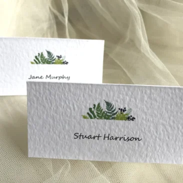 Woodland Fern Place Cards