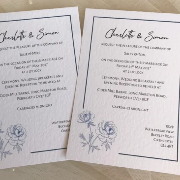 Botanical Wedding Invites