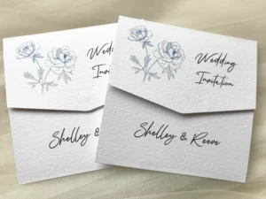 Botanical Tri Fold Invitations