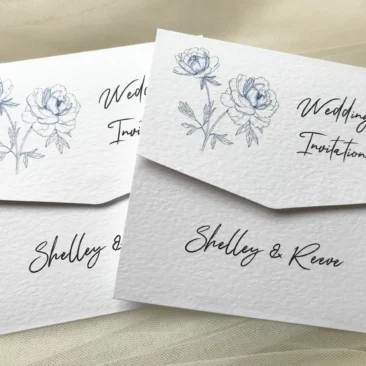 Botanical Tri Fold Invitations