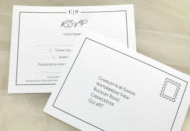 Purity RSVP Postcards