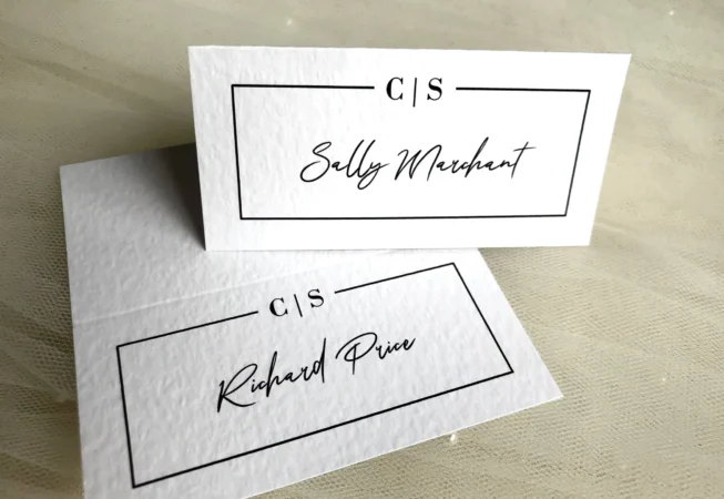 Purity Place Cards