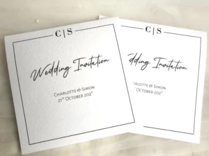Purity Pocketfold Wedding Invitations
