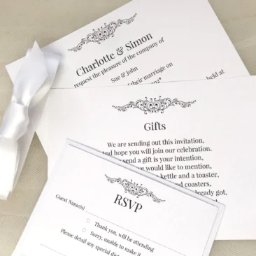 Motif Wedding Invitations Bundle