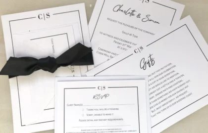 Purity Wedding Invitations Bundle