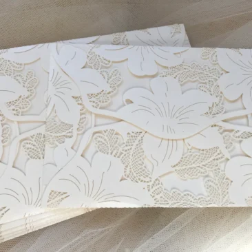 Lily Orchid Laser Cut Invitation Covers – OUT OF STOCK