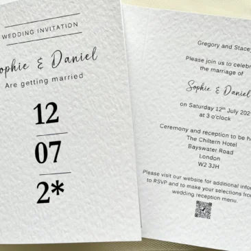 London Wedding Invitations