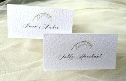 Lily of the Valley Place Cards