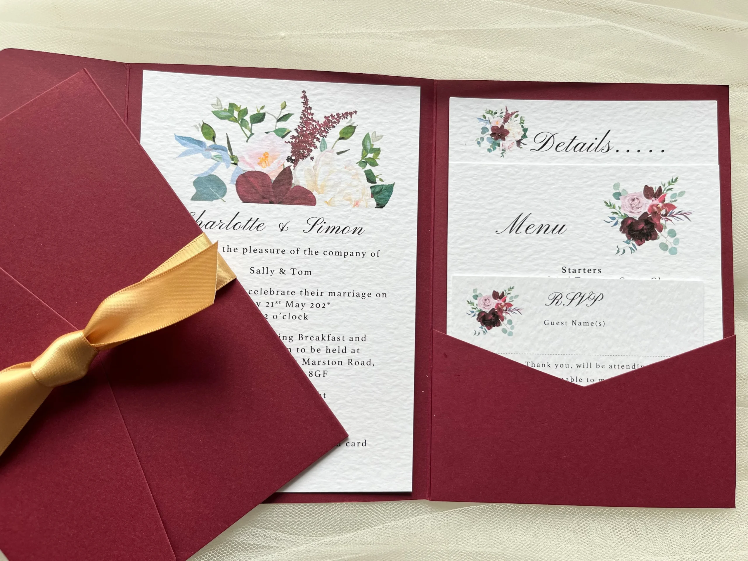 burgundy-pocketfold-invites-floral-wedding-invitations-uk